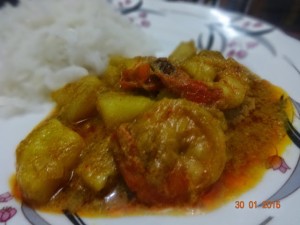 Chingri malai curry