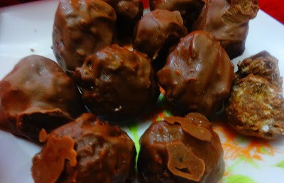 chocolate rice flakes truffles