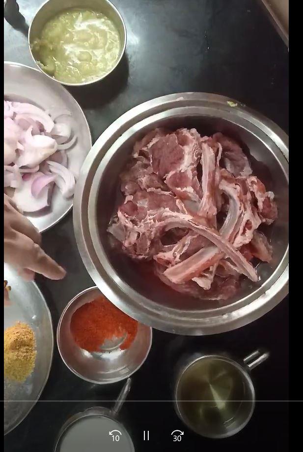 mutton chops masala