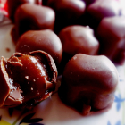 Caramel filled soft core chocolates