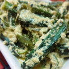 Bhindi posto recipe(Okra cooked in poppy seeds paste)