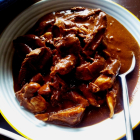 Chicken in mole sauce homemade from scratch