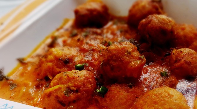 Chicken Kofta (Minced chicken balls gravy)