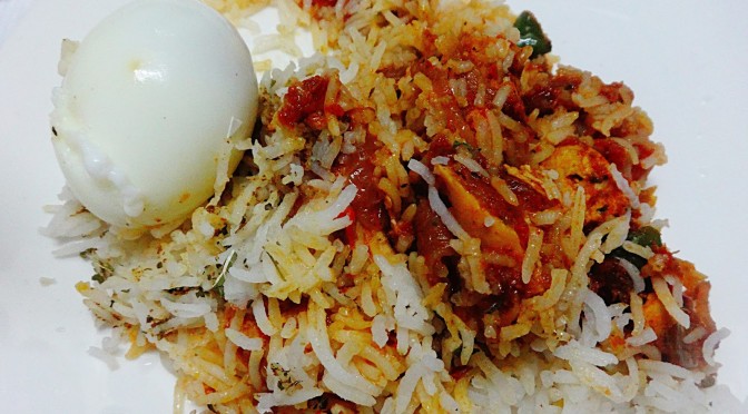 Chicken tikka biryani