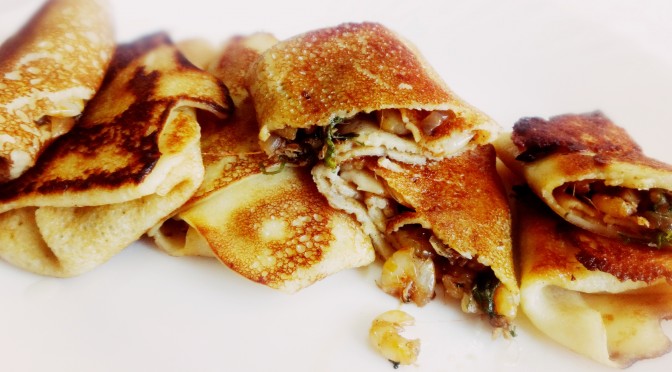 Prawn Pancake roll