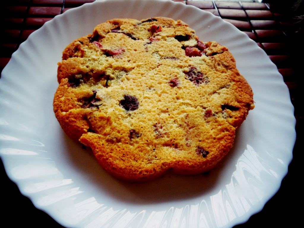 Wheat Plum cake topped with plum jam Indrani’s recipes cooking and