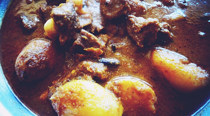 Pathar Bangla(bengali style mutton curry recipe without garlic)