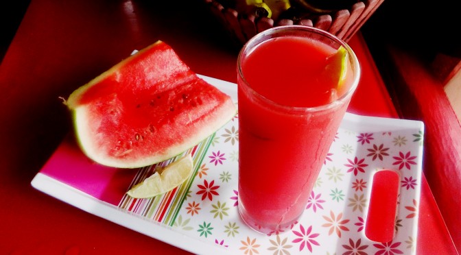 Watermelon apple cooler