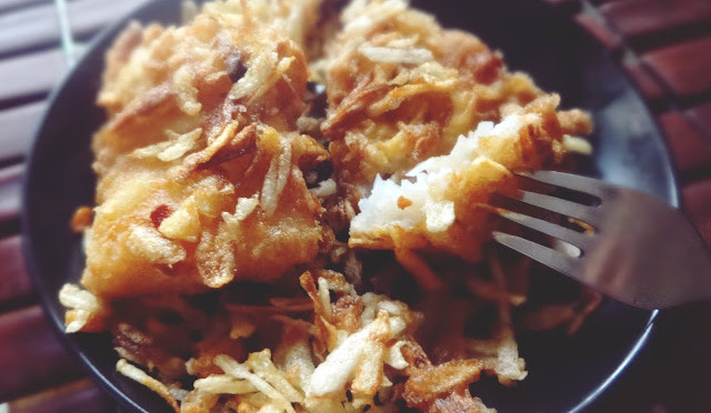 Fish potato fantasy(Crunchy potato coated fish fry)