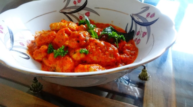 gnocchi in red sauce