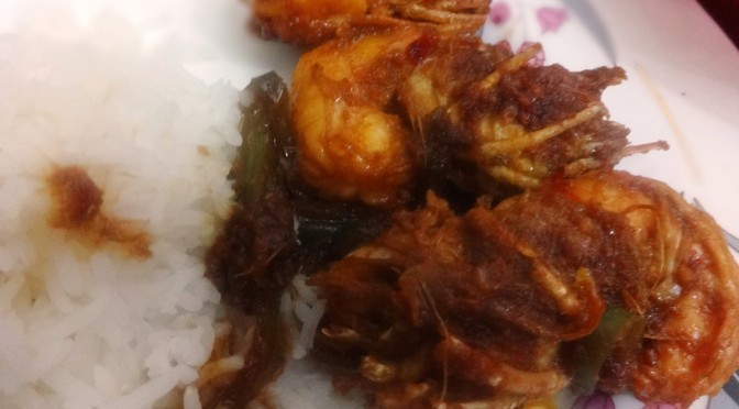 Prawns Teriyaki