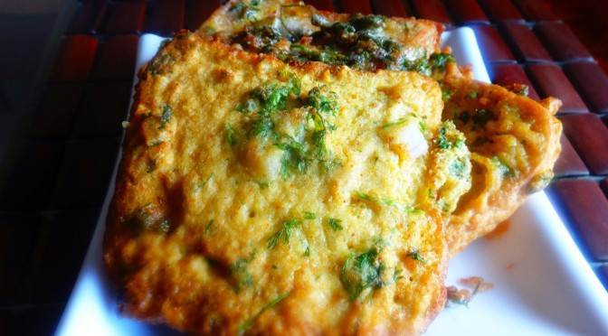Potato egg toast