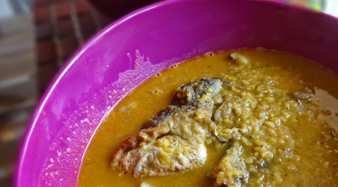 Machher muro dal(Lentils with Fish head)
