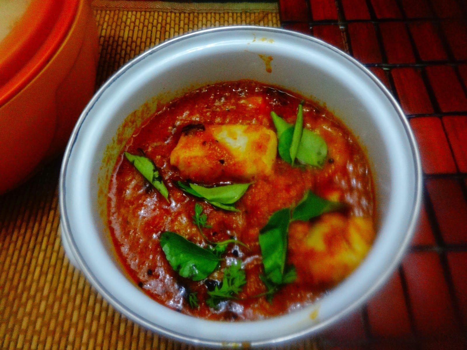 Raw mango fish curry