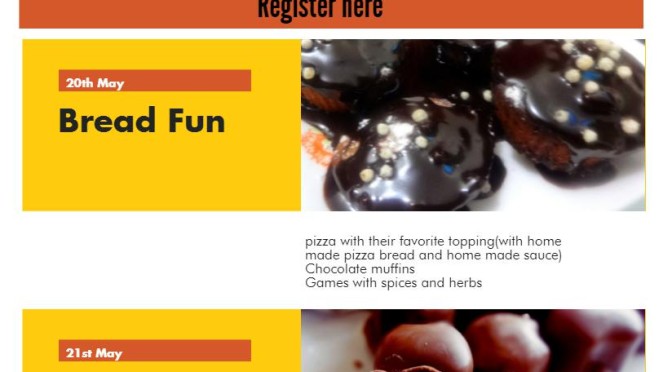 Summer kitchen workshop for kids and teens