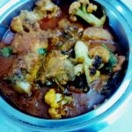 Fish curry with cauliflower