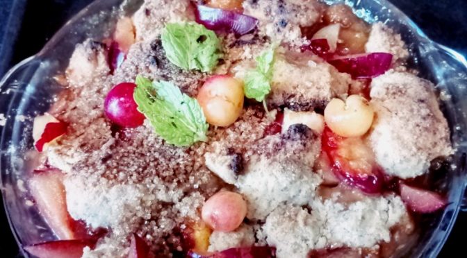 Mixed fruit crumble recipe