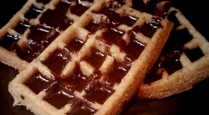 Barley  waffles recipe eggless