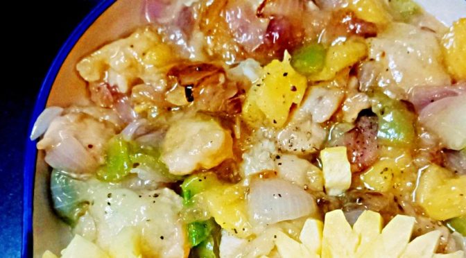 Sweet and sour Pineapple chicken