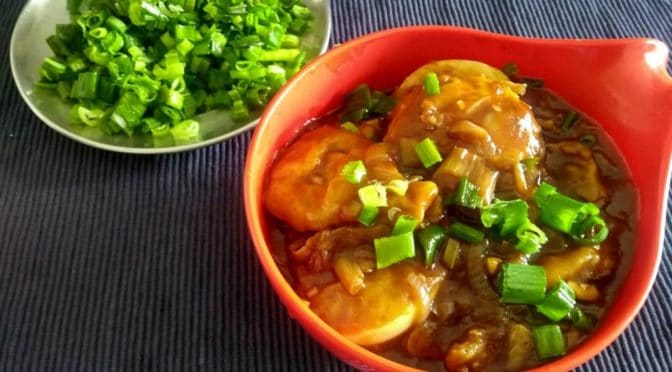 Egg chilly curry