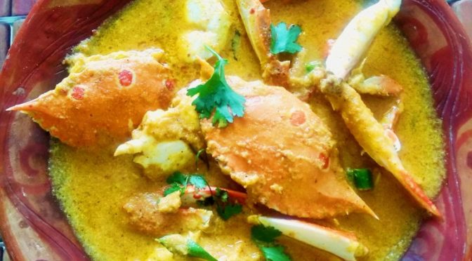 Crab xacuti masala