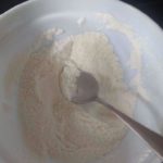 Refined flour with baking powder