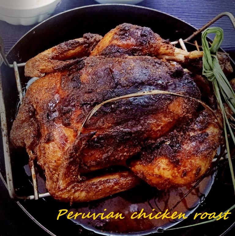 Peruvian chicken roast