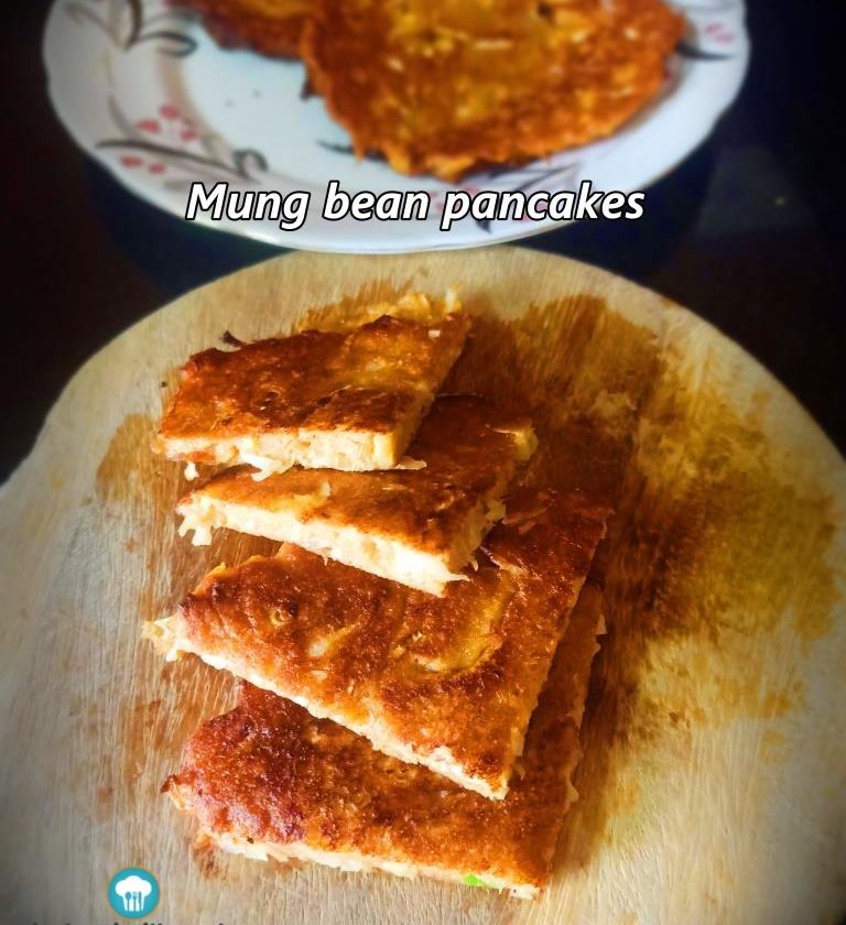 Mung bean pancakes