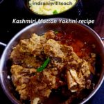 Kashmiri mutton yakhni recipe