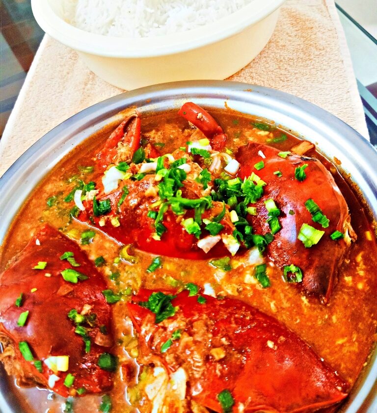 Singapore crab curry
