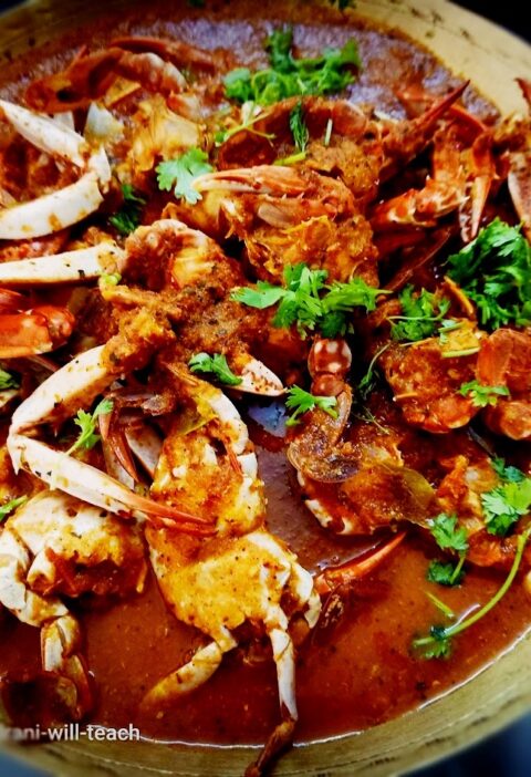 Durban style crab curry