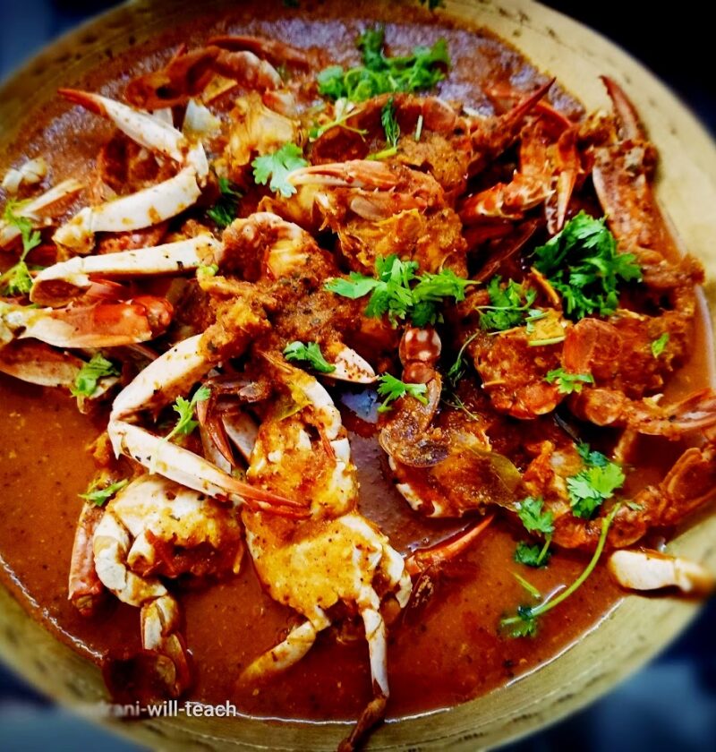 Durban style crab curry